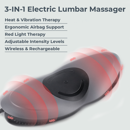 SoothSense™ Heated Vibration Lumbar Massager